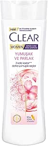 Clear Women Kepeğe Karşı Etkili Şampuan Yumuşak ve Parlak 350 ml