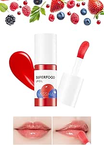 MISSHA Dudakları Nemlendiren ve Besleyen Orman Meyveli Dudak Bakım Yağı Super Food Lip Oil Berry