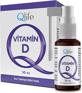 Qlife Vitamin D3 1000 IU Sprey – Damla 10 cc