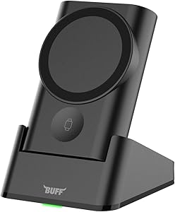 BUFF LABS BL33 3 in 1 for MagSafe ve Watch Uyumlu Standlı Kablosuz Powerbank 5200mAh