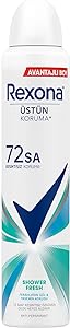 Rexona Kadın Sprey Deodorant Shower Fresh 72 Saat Kesintisiz Üstün Koruma 200 ml