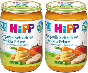 Hipp Organik Sebzeli ve Tavuklu Erişte 220 Gr 1 Paket(1 x 220 g) 2li paket