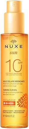 Nuxe-Sun Güneş Bronzlaştırıcı Yüz Ve Vücut Yağı Spf 10 150 Ml