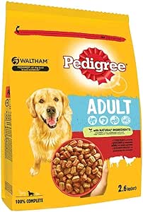 Pedigree Köpekler İçin Biftekli ve Kümes Hayvanlı Kuru Mama, 2.6 Kg