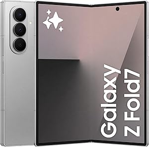 Samsung Galaxy Z Fold7, Yapay Zeka Telefonu, Gümüş, 256GB Depolama, 12GB Bellek, 200MP Kamera, 3nm İşlemci, 4400 mAh Pil (Samsung Türkiye Garantili)