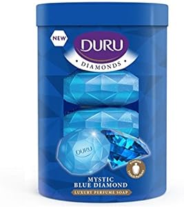 DURU Diamonds Mystic Blue Sabun, 90Gramx4
