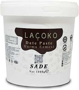 LAÇOKO 1 KG Katkısız, Vegan, Doğal Hurma Ezmesi – Hurma Dolgusu- Hurma Püresi