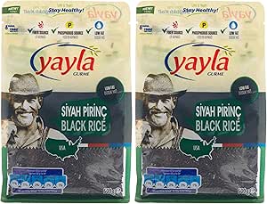 Yayla Gurme Siyah Pirinç (500 Gr) 2li paket