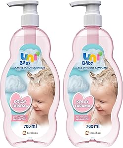 Uni Baby Şampuan Kolay Tarama 700 Ml 2li paket