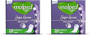 Molped Daily Care Günlük Ped 20 Li Normal (mor) 2li paket