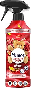 Yumoş Sprey Yıkanması Zor Eşyalar İçin Giysi Spreyi Amber 450 ml