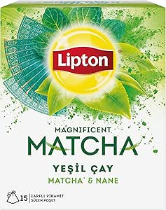 Lipton Matcha Nane Bardak Poşet Yeşil Çay 15’li Paket