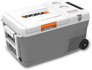 Worx WX876.9 12/24/220Volt 22Litre Kompresörlü Outdoor Oto Buzdolabı (Akü Dahil Değildir)