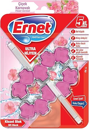 ERNET Klozet Ultra Hijyen Çiçek Karnavali 2 X 50 G