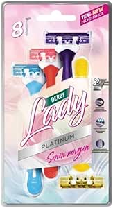 Derby Lady 2 Bıçaklı Platinum 8’li Blister