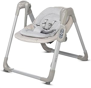 Inglesina Wave Kendiliğinden Sallanan Müzikli Bebek Sandalyesi (Butter)