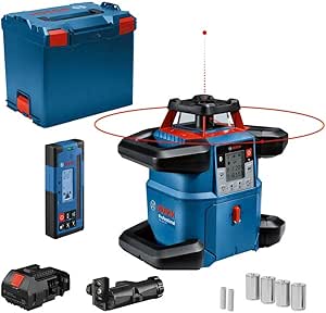 Bosch Professional GRL 600 CHV Rotasyon Lazeri (Maksimum Çalışma Alanı:600m, L-boxx, Mobil Uygulama Destekli)
