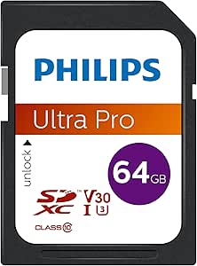 Philips Ultra Pro 64GB SDXC UHS-I U3 V30 Class10 Hafıza Kartı