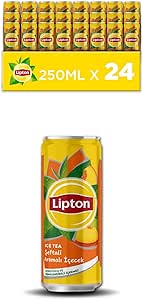Lipton Ice Tea Şeftali Soğuk Çay Kutu 250 ml x 24 Adet