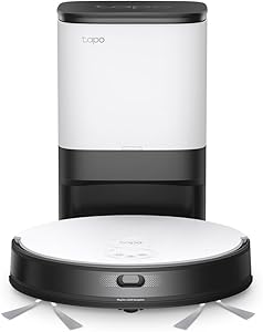 Tapo TP-Link RV20 Mop Plus, MagSlim LiDAR Navigasyonlu Robot Süpürge ve Paspas+ Akıllı Otomatik Boşaltma İstasyonu, 2700Pa Güçlü Emiş, 3 Saat Kesintisiz Temizlik