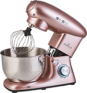 Karaca Multichef Stand Mikser, 1400W, 5.5L Hacim, Paslanmaz Çelik, Rose Gold
