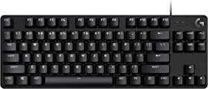 Logitech G G413 SE TKL Kablolu Oyuncu Klavyesi, Dokunsal Mekanik Anahtarlar, Arkadan Aydınlatmalı, Windows, macOS ile Uyumlu, Siyah