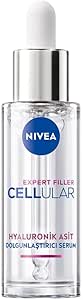 NIVEA Cellular Expert Filler Dolgunlaştırıcı Cilt Serumu 30ml, Yoğun Nemlendirici, Saf Hyaluronik Asit