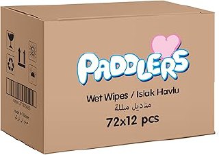 Paddlers Islak Mendil 72 x 12 li Koli(864 Yaprak)