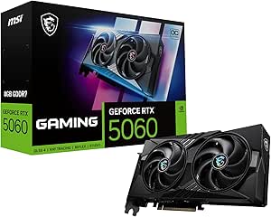 MSI VGA GEFORCE RTX 5060 8G GAMING OC RTX5060 8GB GDDR7 128B DX12 PCIE 5.0 X16 (3XDP 1XHDMI)