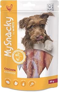 M-PETS 19010915 Chicken & Rawhide Köpek Ödülü, 80gr