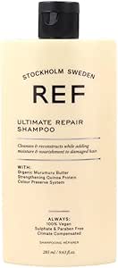 Reference of Sweden REF STOCKHOLM-Ref Ultımate Repaır Shampoo 285 Ml Hasarlı Saçlar Için Onarıcı Ve Besleyici Bakım Şampuanı