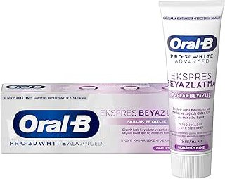 Oral-B Pro 3D White Advanced Ekspres Beyazlık Parlak Beyazlık Diş Macunu 75 ml