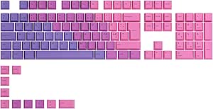 Glorious PC Gaming Race GPBT Tuş Takımı, 115 PBT Tuş Takımı, ISO, NO-Layout, Nebula