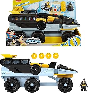 Fisher-Price Imaginext DC Super Friends™ Dönüşebilen Bat-Tank™ Imaginext DC Super Friends Dönüşebilen Bat-Tank ve Batman figürü, ışık ve ses efektleri HVY04