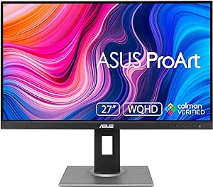 ASUS Proart PA278QV 27 2K IPS 2560X1440 5MS Dp Minidp HDMI DVI USB 3.0X4 MM Vesa 3 Yıl 100% SRGB, 100% Rec. 709, Calman Sertifikalı, Pivot Monitör