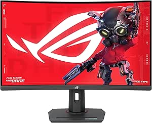 ASUS ROG STRIX XG32WCS 31.5 GAMING FAST VA KAVİSLİ FREESYNC 2K 2560×1440 1ms 180Hz 350cd DP HDMI USB-C VESA 3YIL HDR 400, ELMB SYNC MONİTÖR