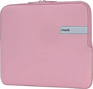 Mack Vivid MCC-6005 13,3″-14,1″ Korumalı Laptop Kılıfı, Su İtici Notebook Çantası, Macbook Air ve Pro 14 Case, Tablet Kılıfı, Pembe
