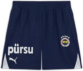 Puma AT514CES02 Unisex Yetişkin Şort, Lacivert, 140