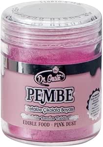 Dr. Gusto Metalik Toz Gıda Boyası 10 Gram Pembe
