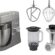Kenwood Chef Hamur Makinesi Planetaria KVL4170S, Gümüş Karıştırma Makinesi + Mikser + Kıyma Makinesi 6.7 Gri