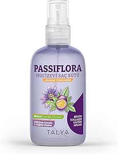 Talya Passiflora Mucizevi Saç Sütü 200 ml – Dökülme Karşıtı – Sağlıklı Saç Uzatma Etkili – Durulanmayan Saç Bakım Sütü – Kolay Tarama, Dolgunluk, Yumuşaklık – Bakımlı Saçlar – Tüm Saç Tiplerine Uygun