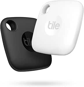 Tile Mate Smart Tag 2’li Paket, Bluetooth Takip Cihazları – Anahtarlar, Çantalar, Evcil Hayvanlar için Eşya Bulucular, 76 Metre Mesafeye Kadar, iOS ve Android Uyumlu