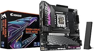 GIGABYTE B860M A ELITE WIFI6E Intel LGA1851 mATX Gaming Anakart