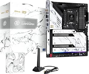 ASRock Z790 Taichi Carrara WiFi RGB EATX Anakart Intel LGA1700, DDR5, 5x M.2 SSD, 8K 60Hz, Thunderbolt, USB Type-C, WiFi 6E