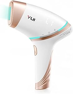 Yui Iplv15 Pro Vücut -Yüz- Bikini Başlıklı Ağrısız Otomatik Ve Manuel Atım Buz Lazer Epilasyon Cihazı Beyaz