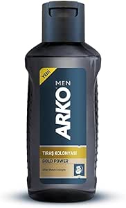 ARKO MEN Tıraş Sonrası Kolonya, Gold Power, 255 Mililitre