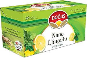 Doğuş Nane Limon Bitki Çayı, 12’li Paket (12 x 20 Adet)
