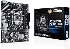 Asus PRIME H510M-F R3.0-CSM Intel H470 LGA1200 DDR4 3200 HDMI M2 USB3.2 mATX ASUS 5X PROTECTION III, ASUS Q-Design, CrashFree BIOS 3