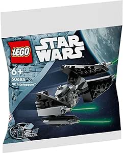LEGO Star Wars TIE Interceptor Mini Modeli 30685 – 6 Yaş ve Üzeri Uzay ve Bilim Kurgu Tutkunu Erkek ve Kız Çocukları için Hayal Gücünü Geliştiren Yaratıcı Oyuncak Yapım Seti, Hediye Fikri (48 Parça)
