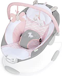 Ingenuity RahatlatıcıAna Kucağı, Sesler ve Titreşimler, 0-6 Ay, 9 kg’ya Kadar – Flora the Unicorn (Pembe)